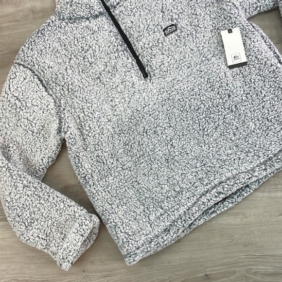 🔆RIP CURL🔆 DARK N STORMY 1/4 ZIP CREW SWEATER JACKET - Picture 8 of 16